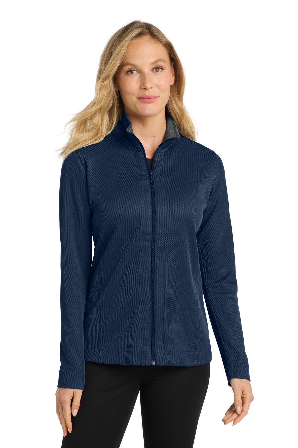 Port Authority® Women's Vertical Texture Full-Zip Jacket