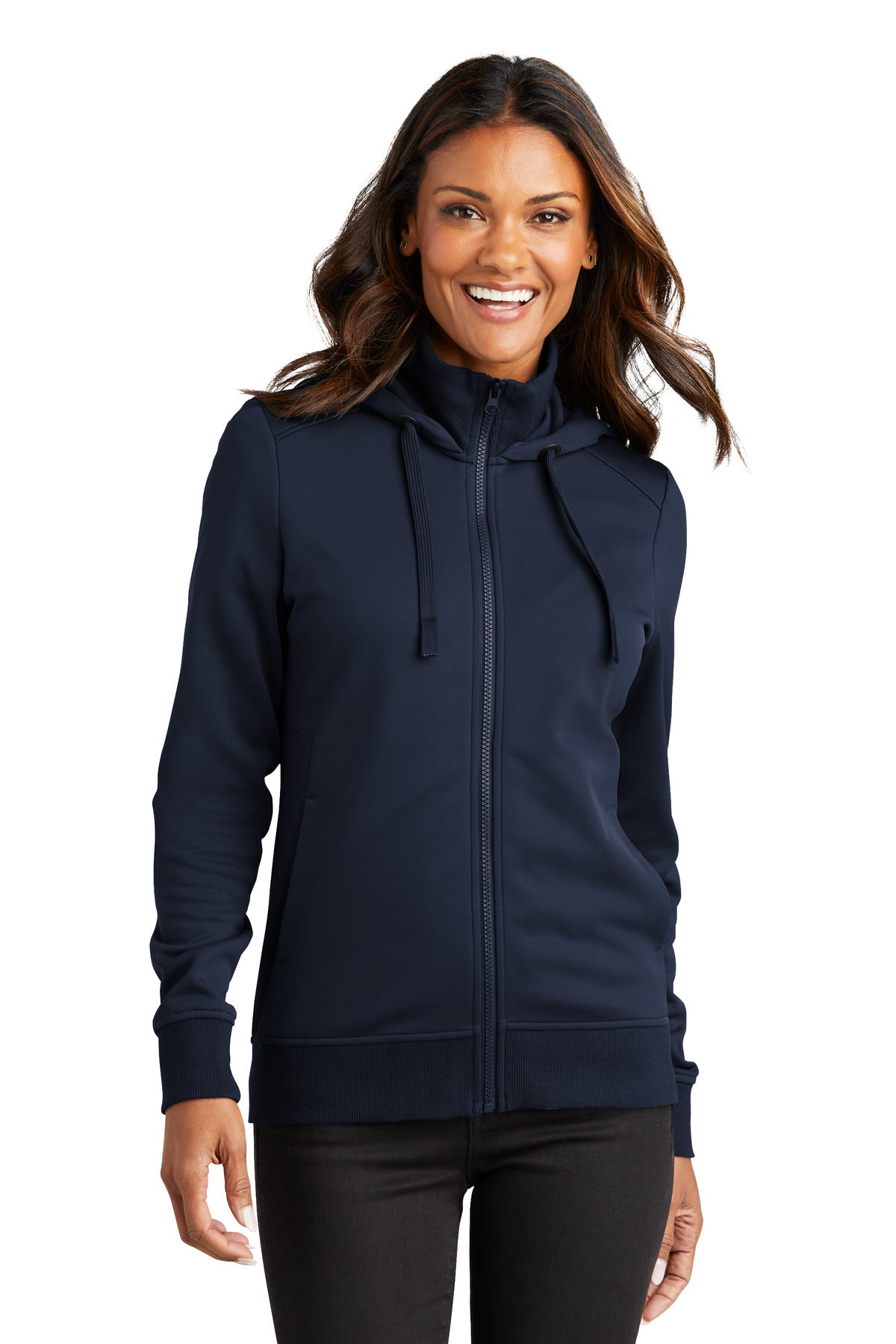 Port Authority? Women's Smooth Fleece Hooded Jacket L81