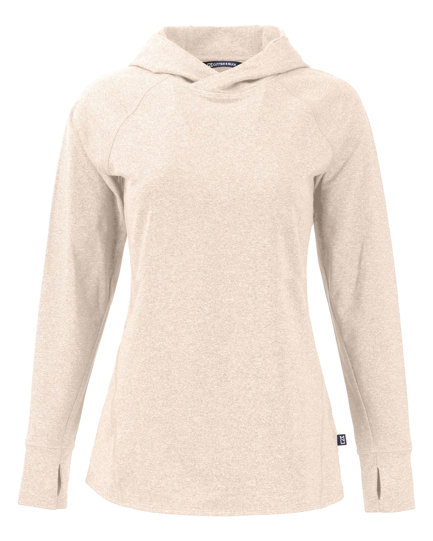 Cutter & Buck Adapt Recycled Soft Knit Stretch Womens Hooded Pullover