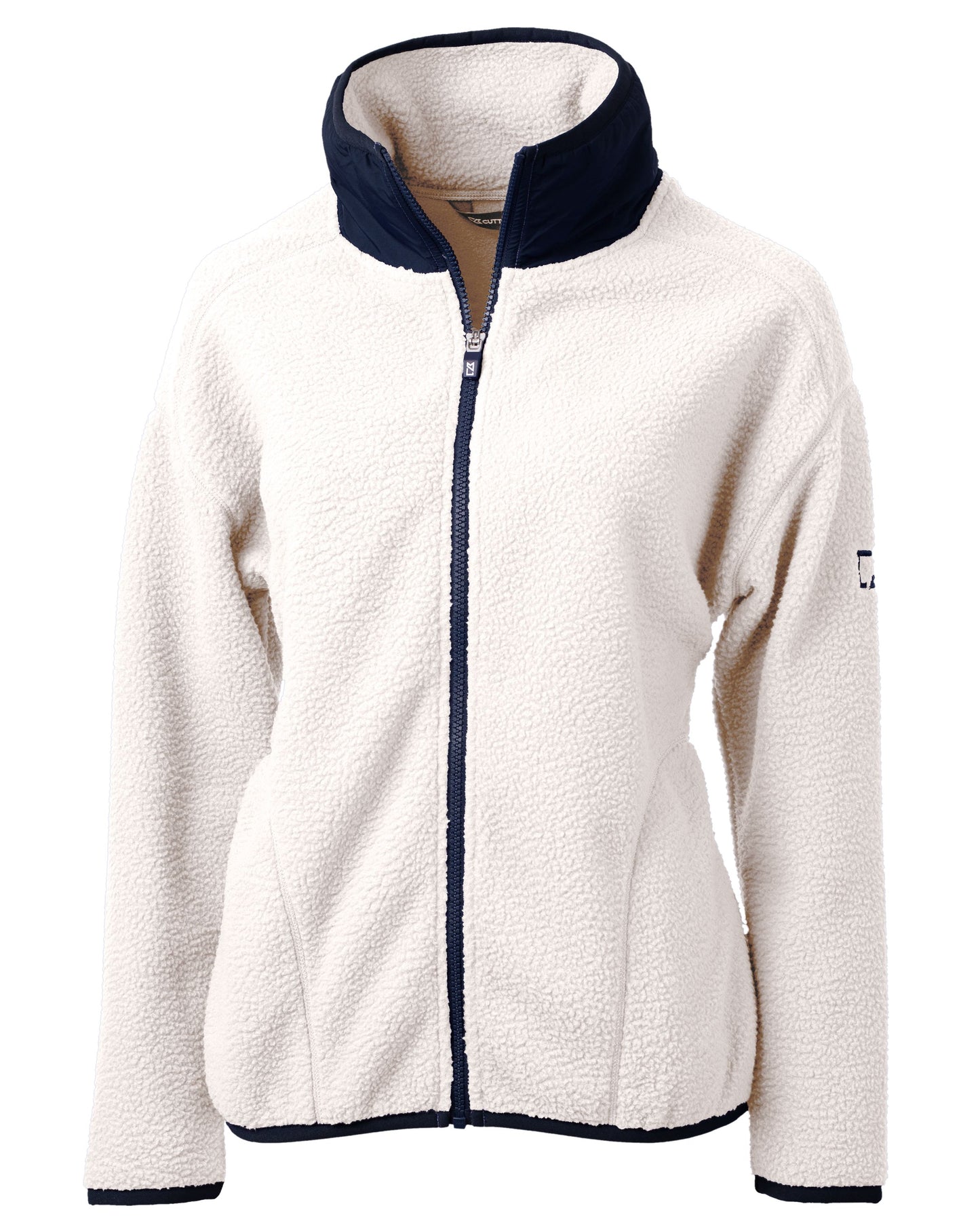 Cutter & Buck Cascade Epic Comfort Recycled Sherpa Fleece Womens Full Zip Jacket