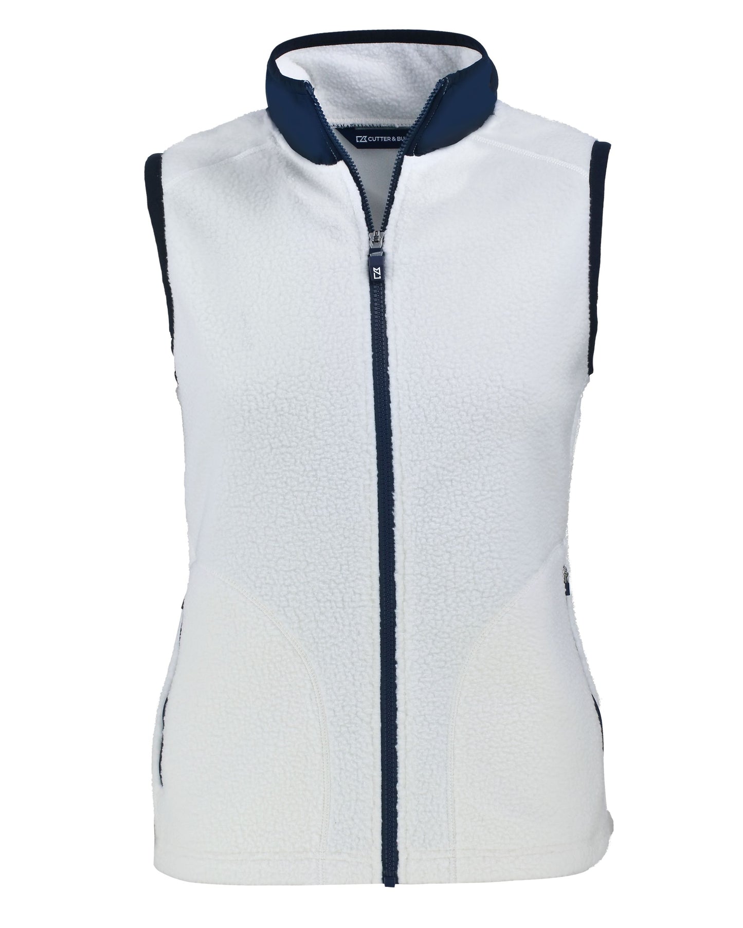 Cutter & Buck Cascade Epic Comfort Recycled Sherpa Fleece Womens Full Zip Vest