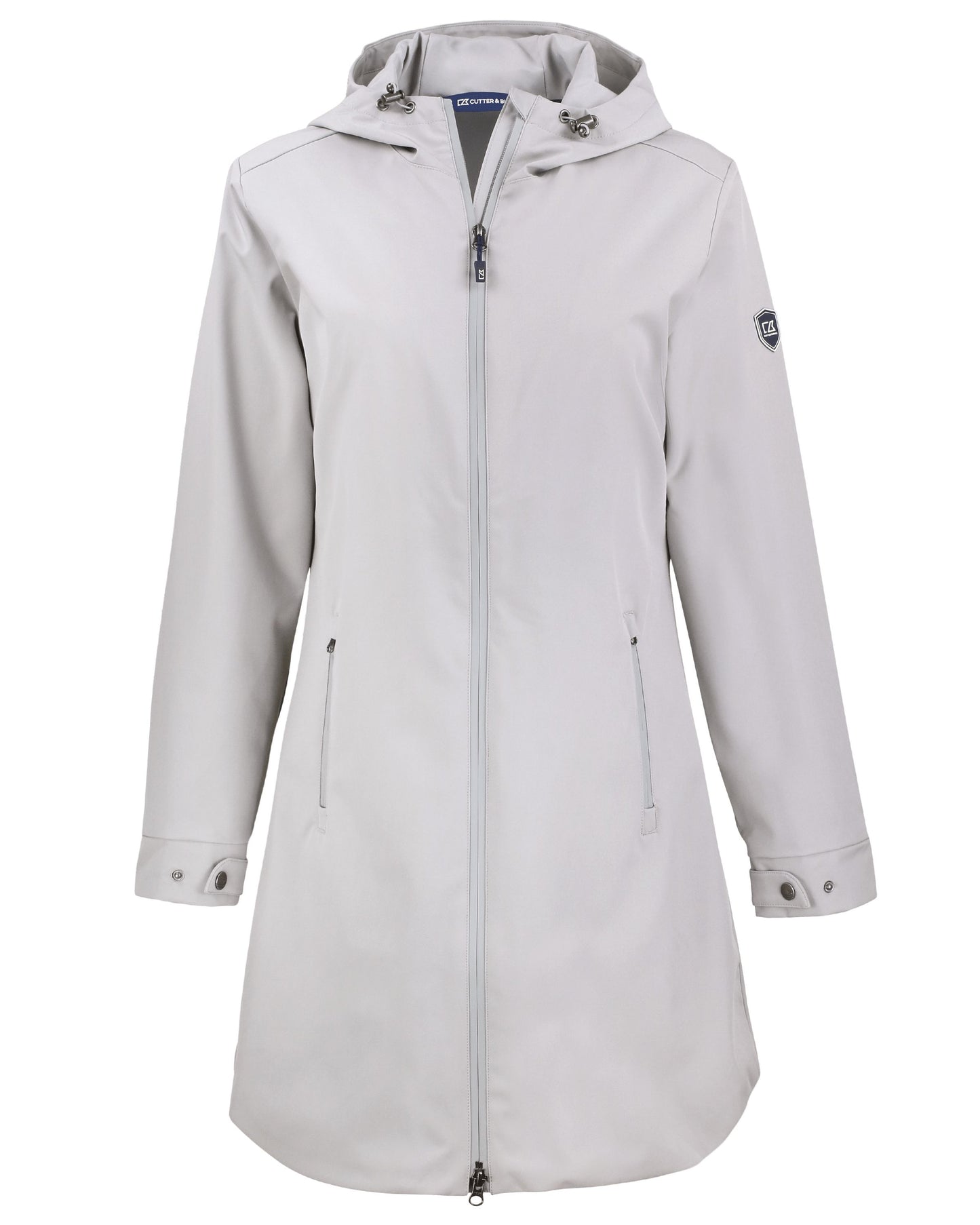 Cutter & Buck Camano Recycled Everyday Stretch Water Resistant Womens Full Zip Jacket