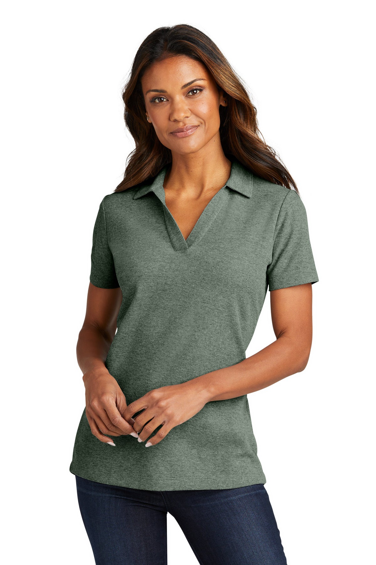 Port Authority? Women's C-FREE? Cotton Blend Pique Polo
