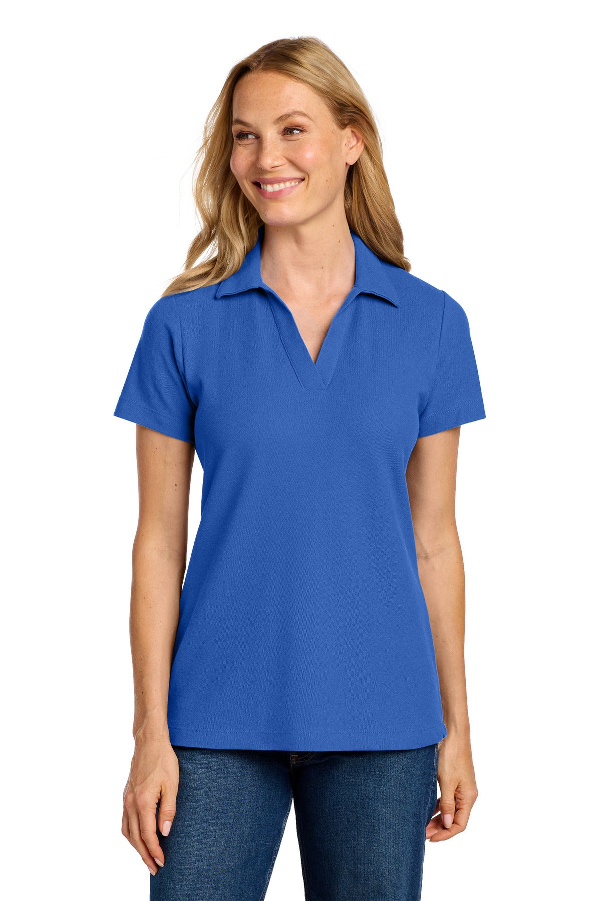 Port Authority® Women's C-FREE® Cotton Blend Pique Polo