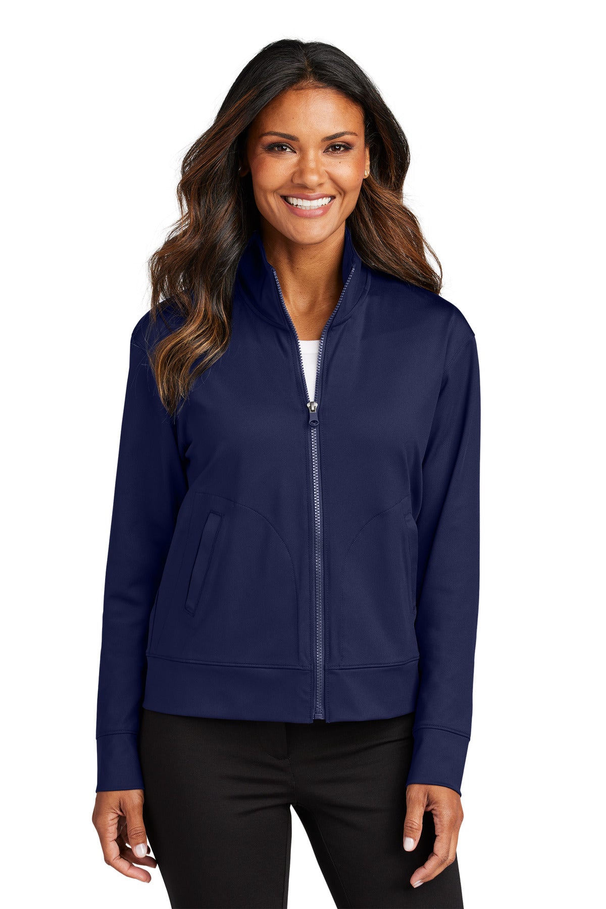 Port Authority? Women's C-FREE? Double Knit Full-Zip LK
