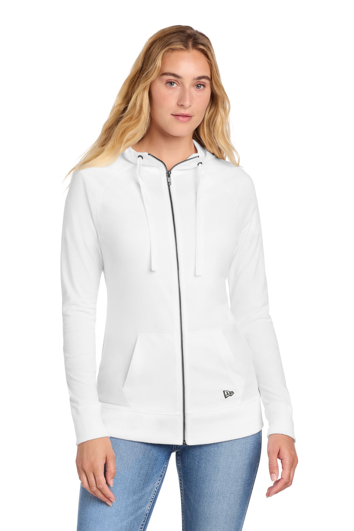 New Era® Women's Sueded Cotton Blend Full-Zip Hoodie