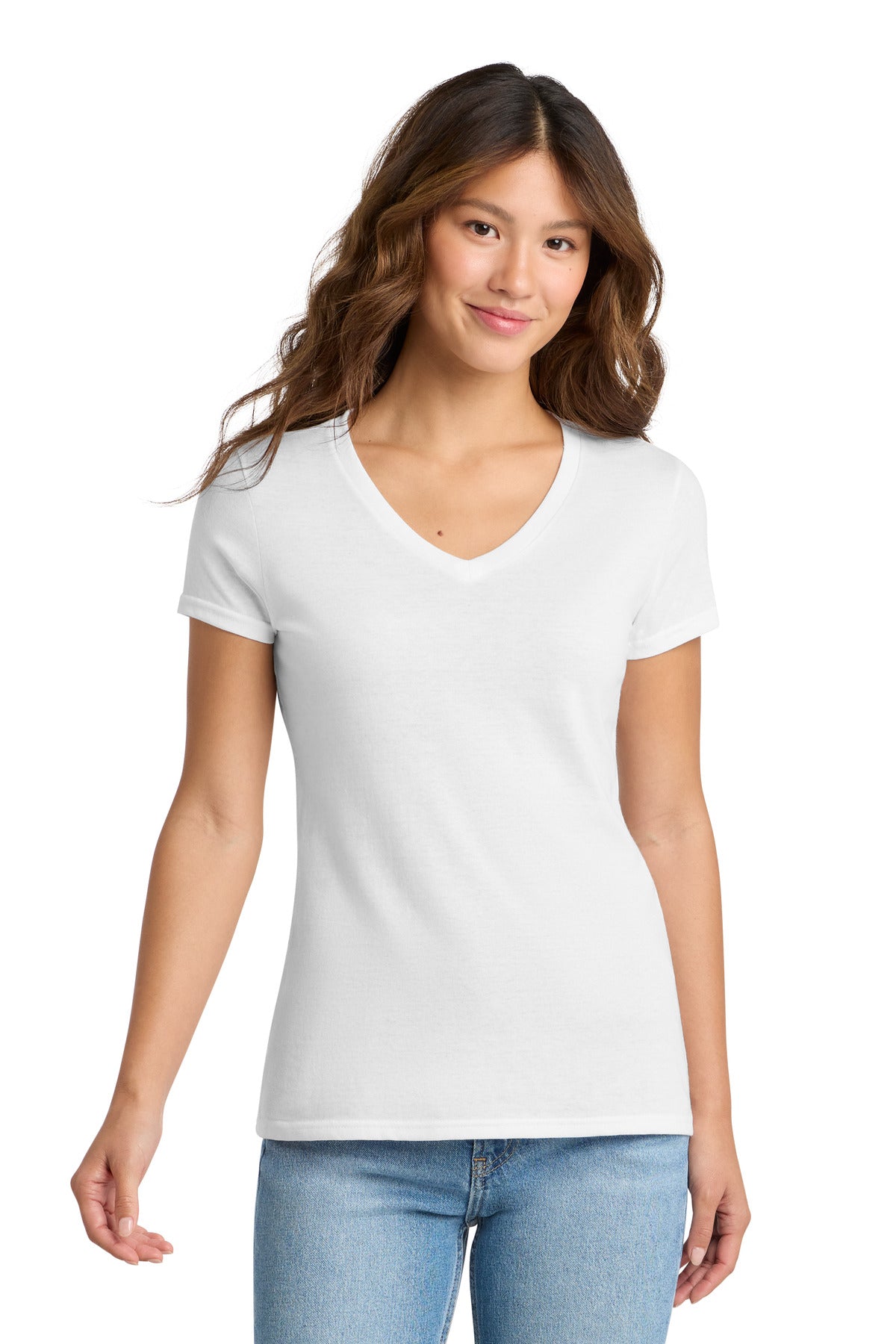 Port & Co™ Women's Tri-Blend V-Neck Tee