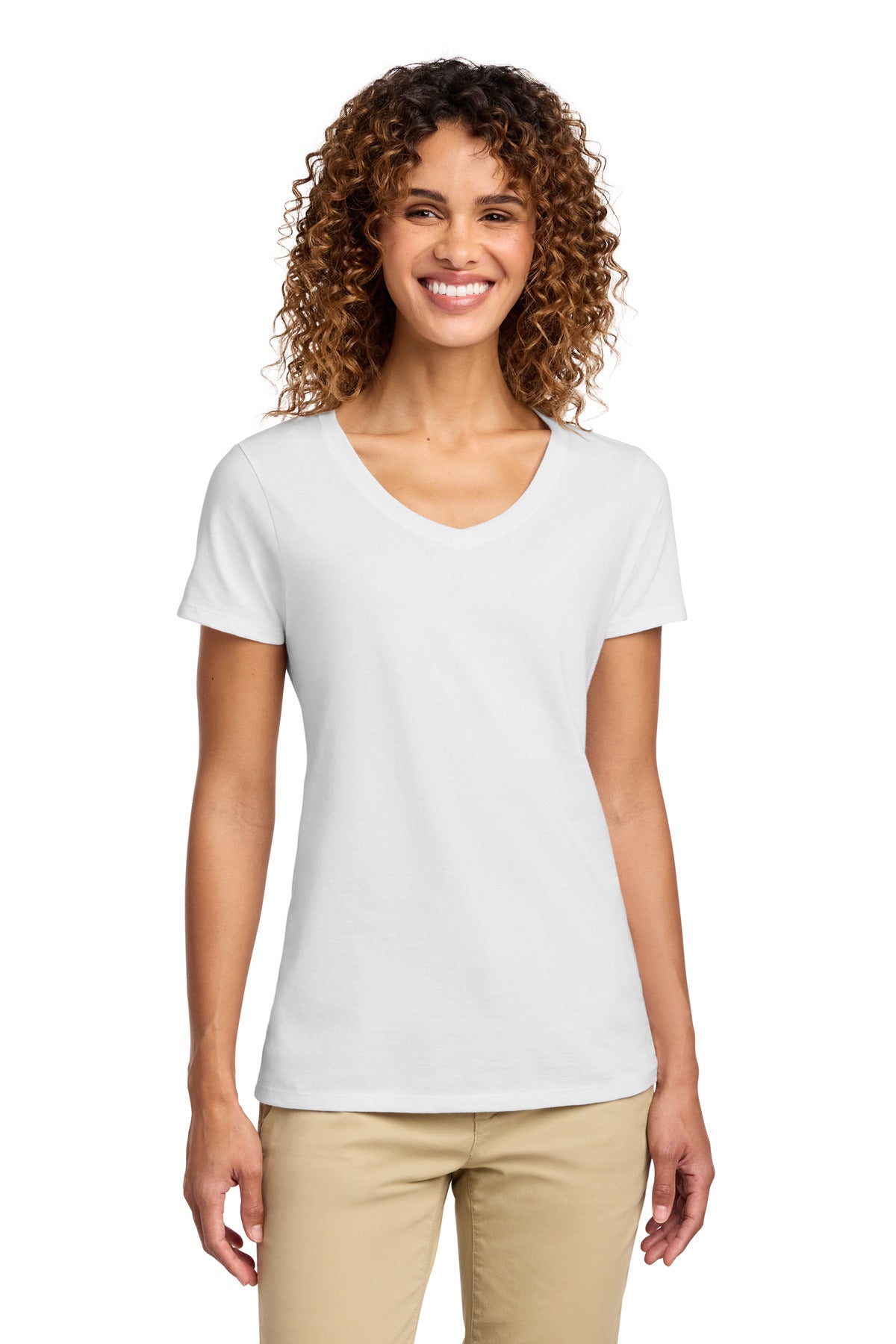 Port & Co™ Women's Fan Favorite V-Neck Tee