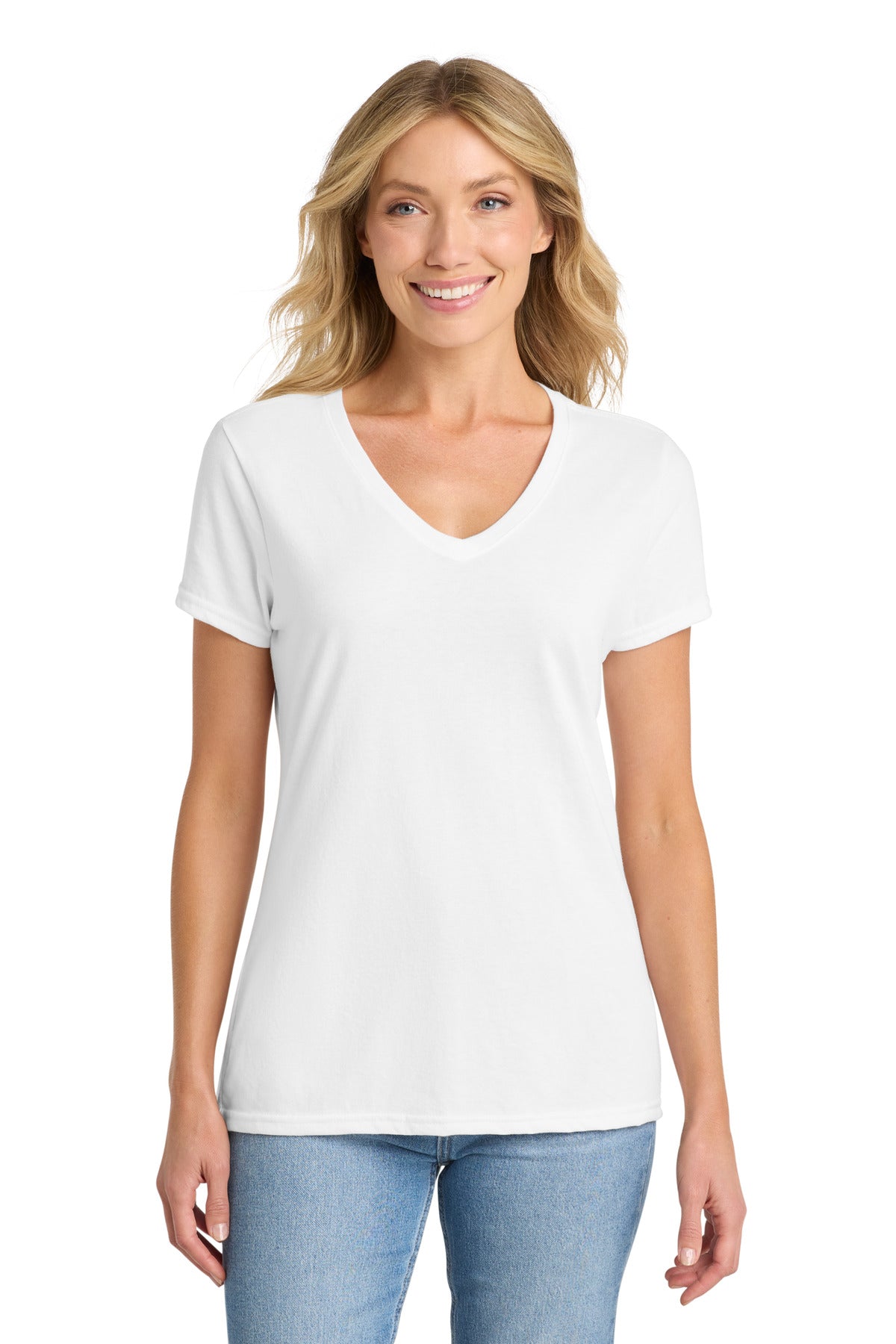 Port & Co™ Women's Fan Favorite™ Blend V-Neck Tee