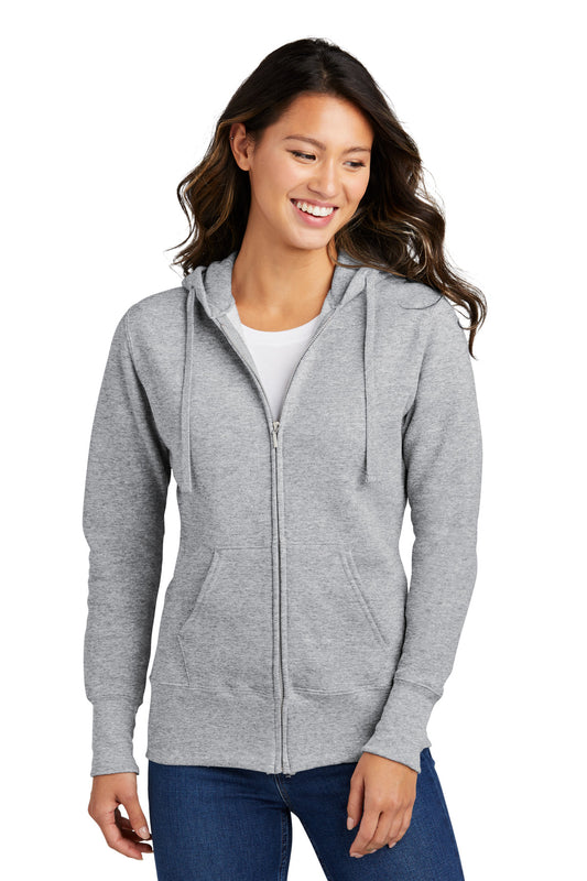Port & Company? Women's Core Fleece Full-Zip Hooded Swe