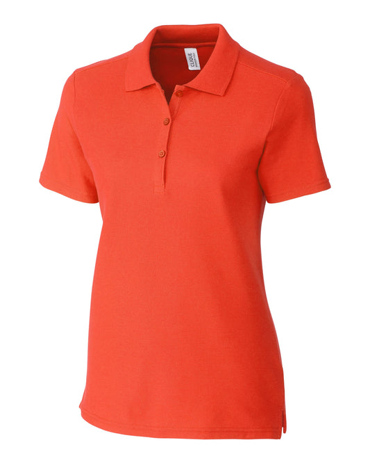 Clique Addison All Cotton Pique Womens Polo