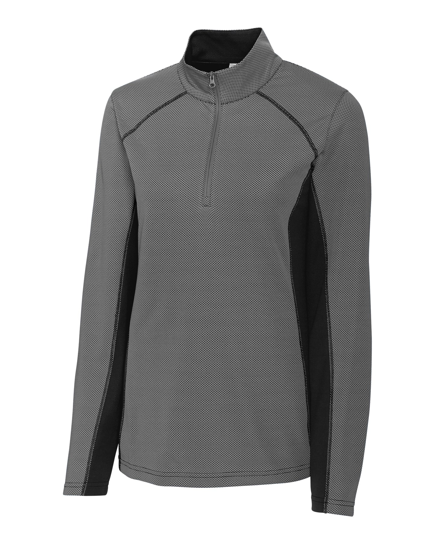 Clique Ice Pique Colorblock Tech Womens Half Zip