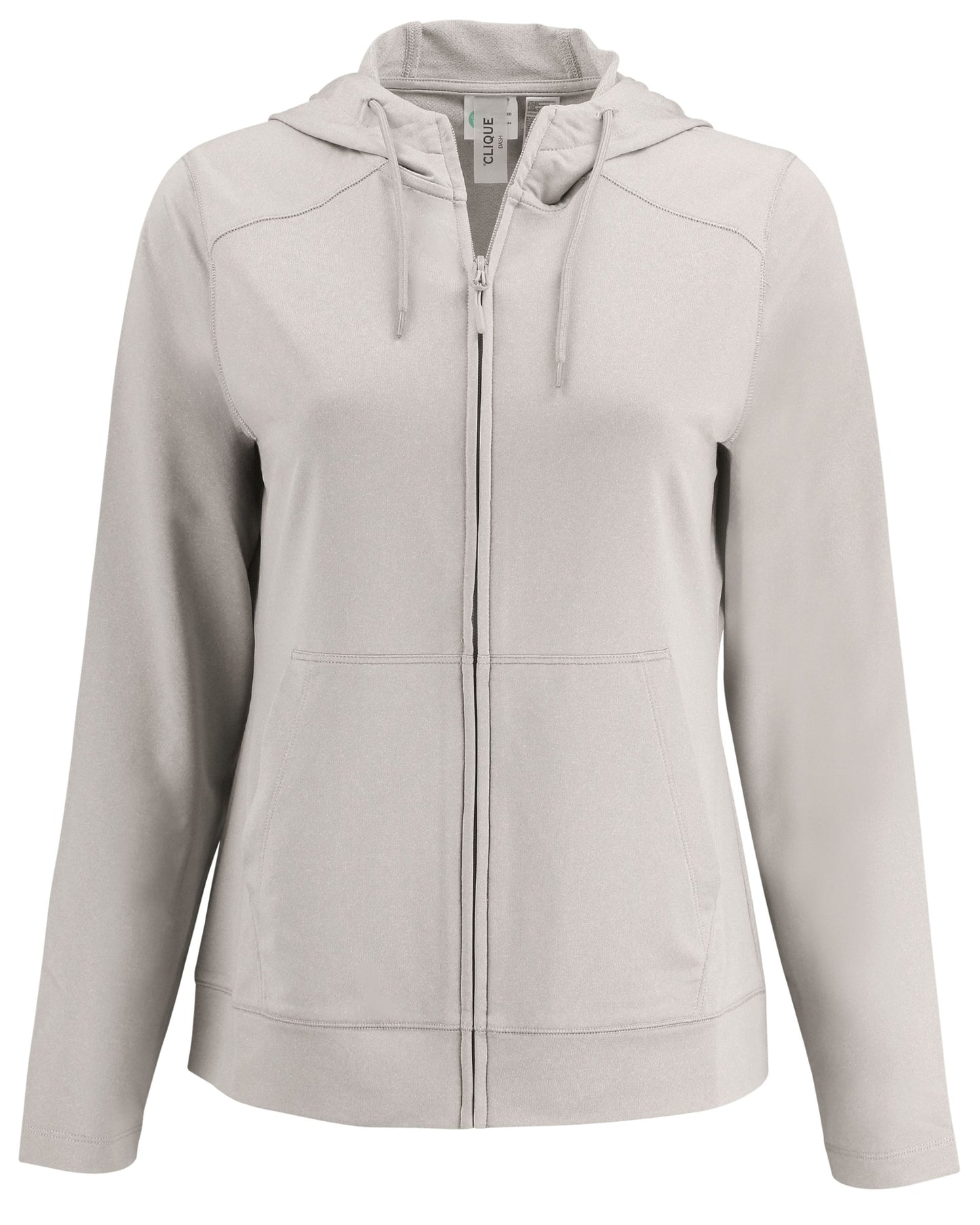 Clique Dash Recycled Womens Full Zip Hooded Sweatshirt