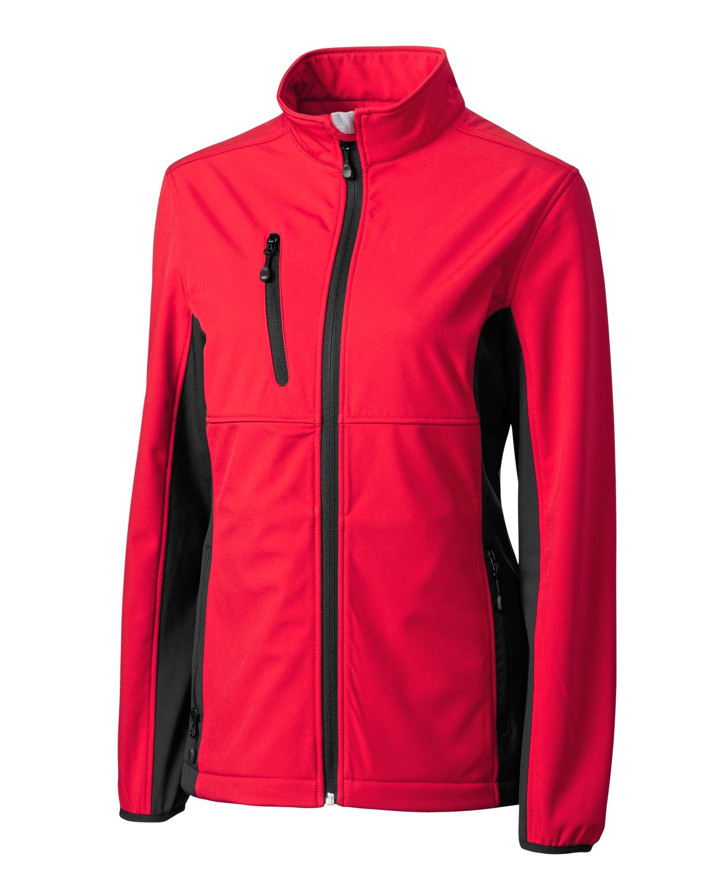 Clique Narvik Recycled Colorblock Stretch Softshell Womens Full Zip Jacket