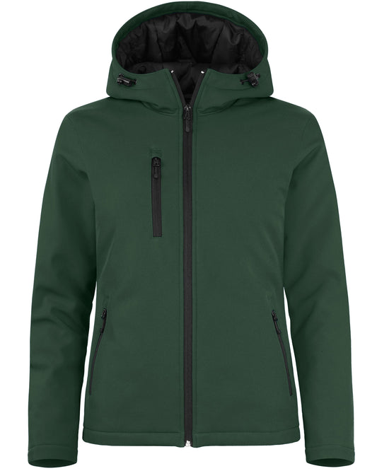 Clique Equinox Insulated Softshell Womens Full Zip Hooded Jacket