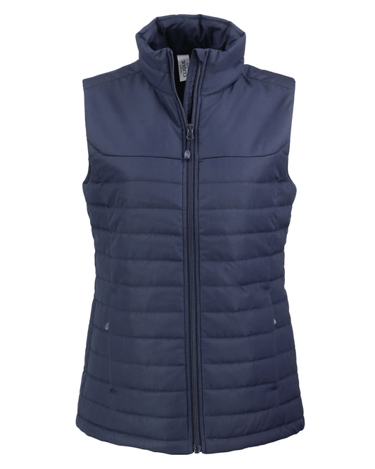 Clique Elevation Recycled Insulated Puffer Womens Full Zip Vest