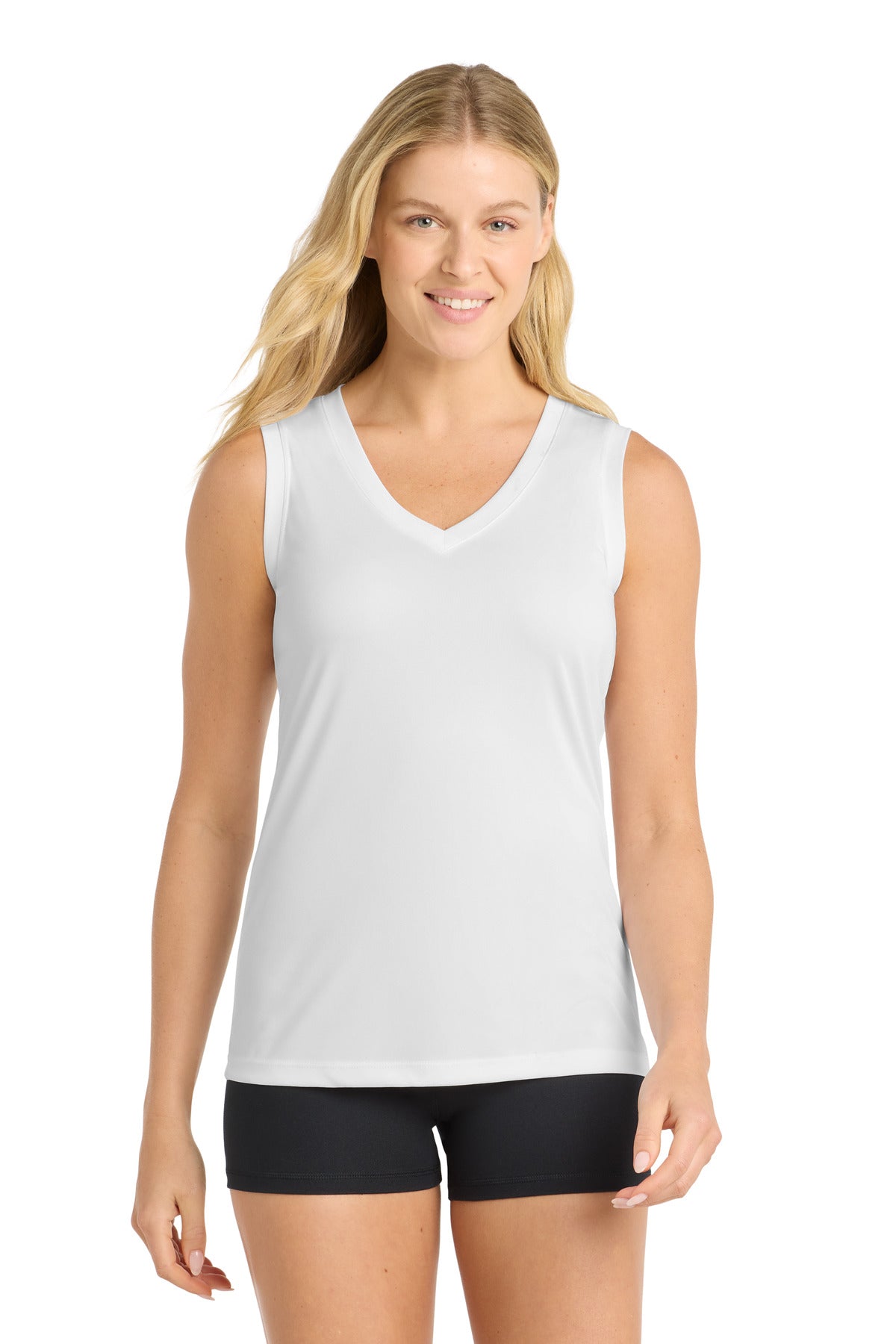 Sport-Tek® Women's Sleeveless PosiCharge® Competitor™ V-Neck Tee