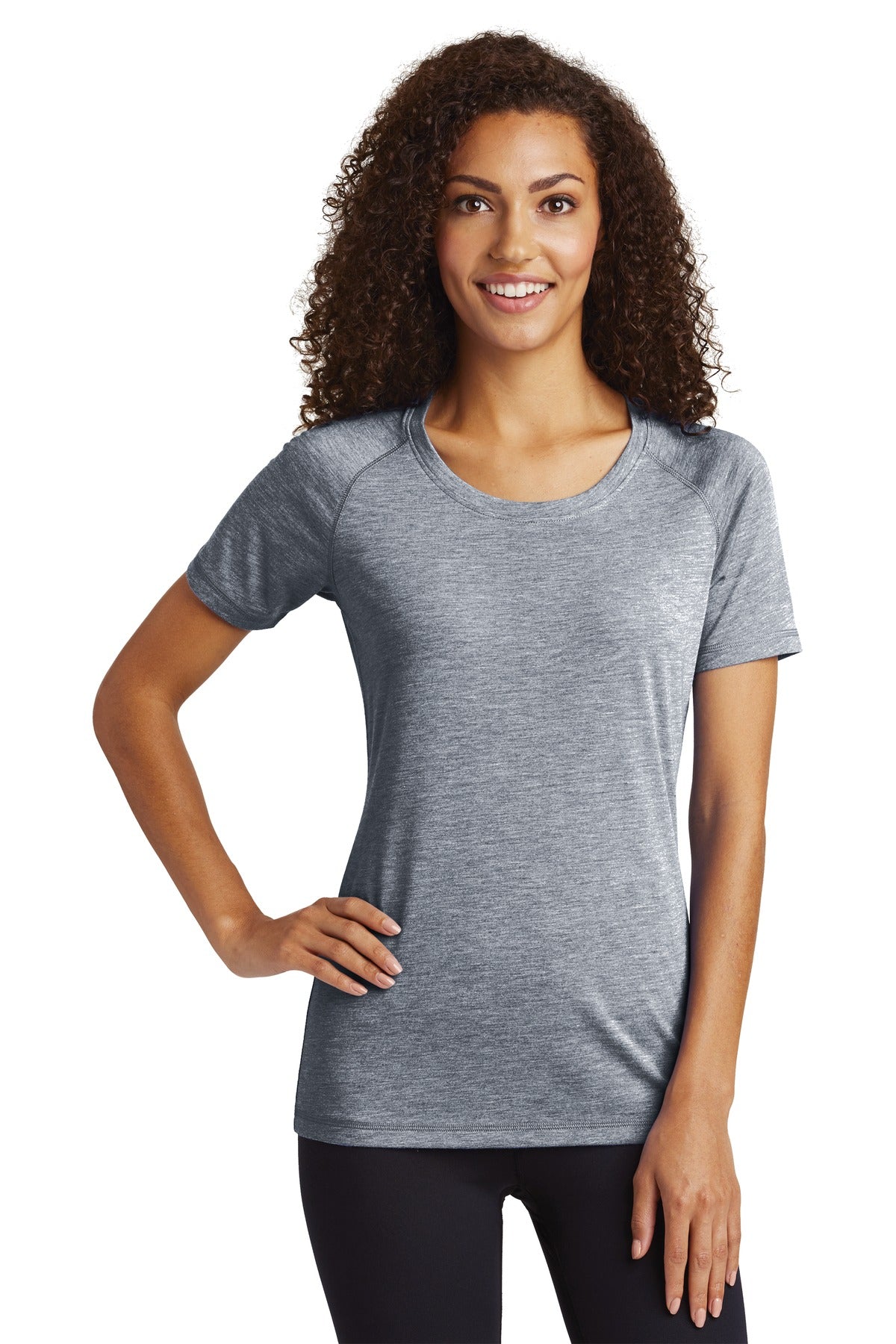 Sport-Tek ? Women's PosiCharge ? Tri-Blend Wicking Scoo