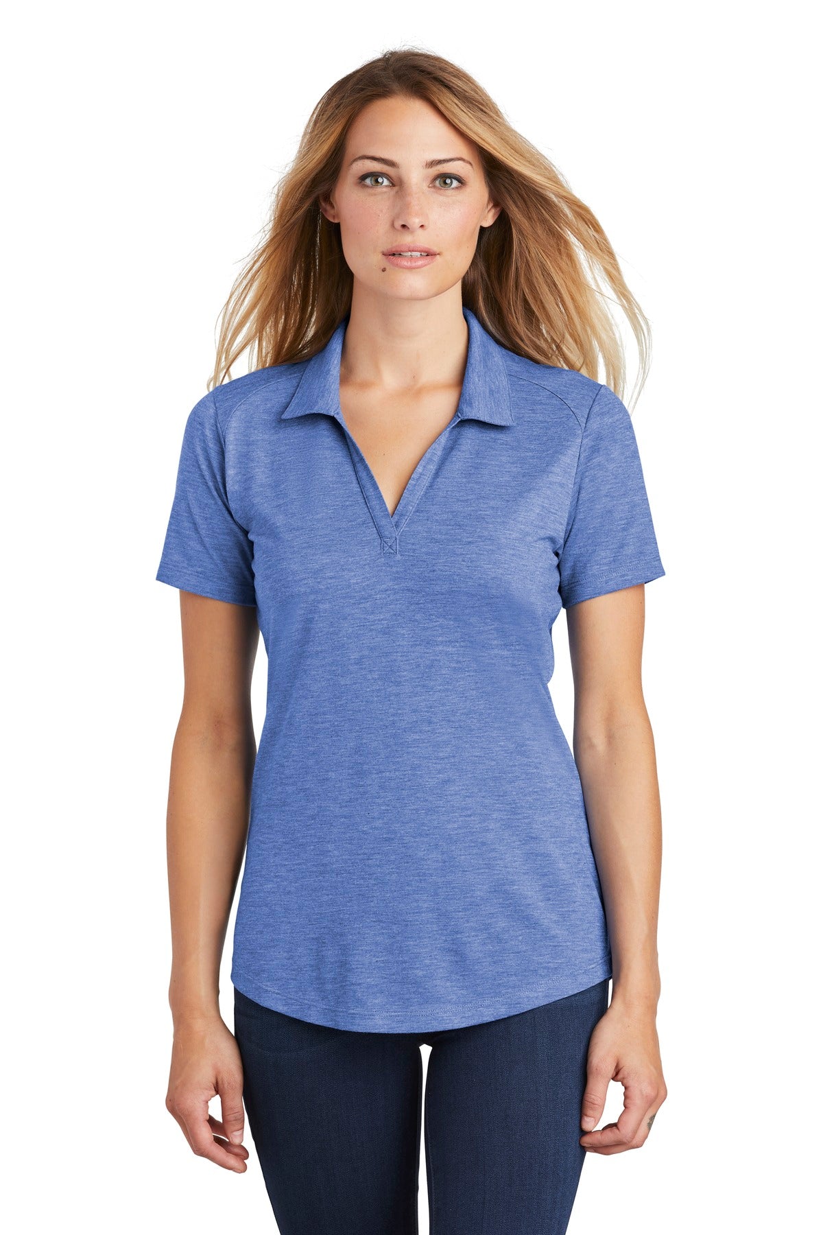 Sport-Tek ? Women's PosiCharge ? Tri-Blend Wicking Polo
