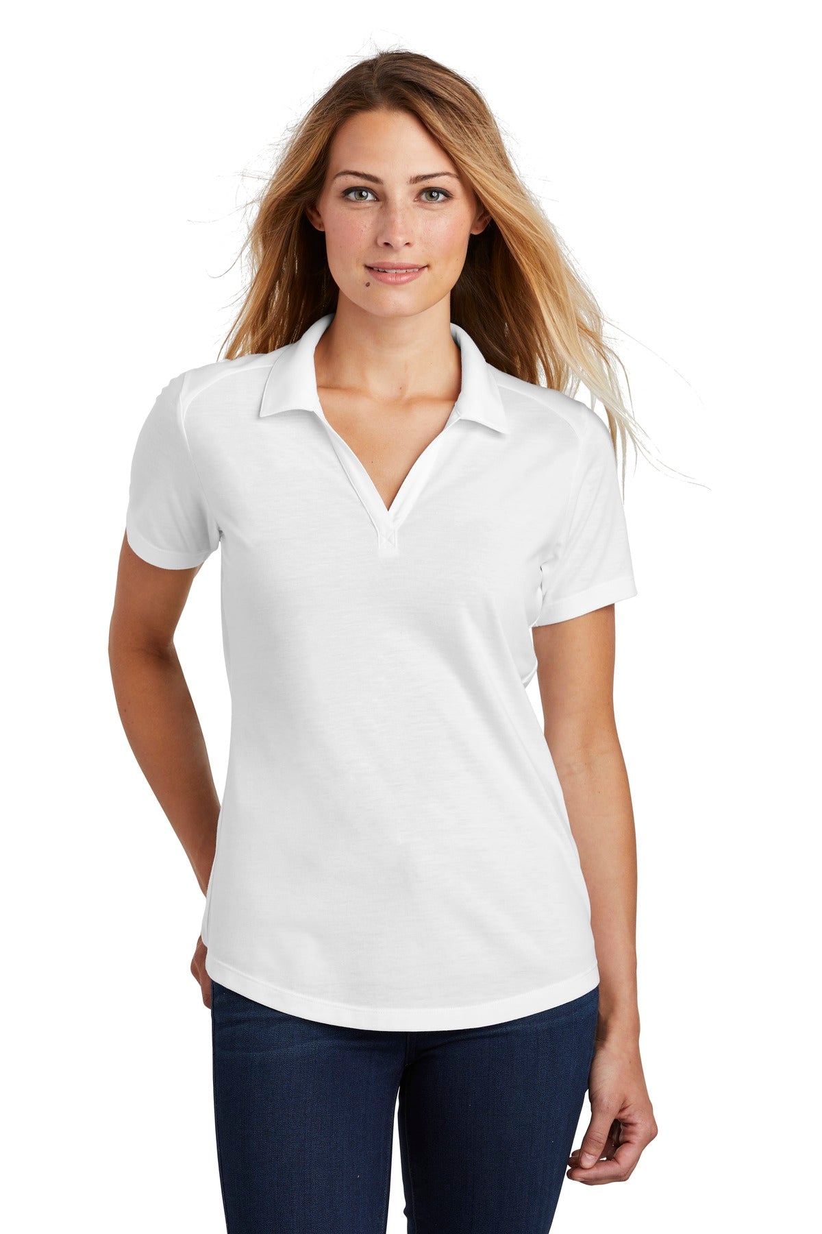 Sport-Tek ? Women's PosiCharge ? Tri-Blend Wicking Polo