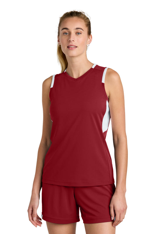 Sport-Tek® Women's Club Sleeveless V-Neck