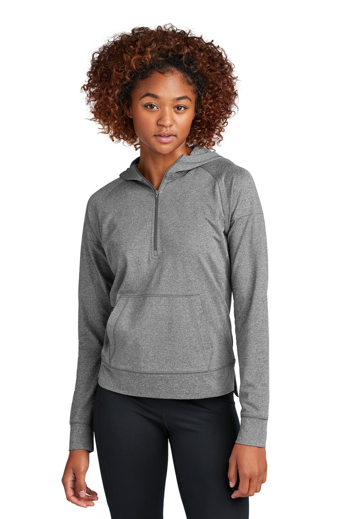 Sport-Tek? Women's Sport-Wick? Stretch 1/2-Zip Hoodie L