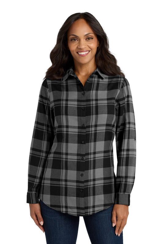 Port Authority® Women's Plaid Flannel Tunic