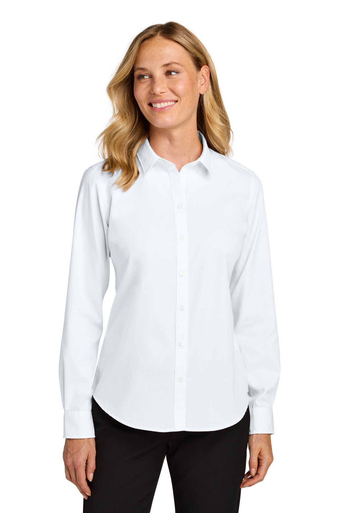 Port Authority® Women's Long Sleeve Nailhead Easy Care Shirt