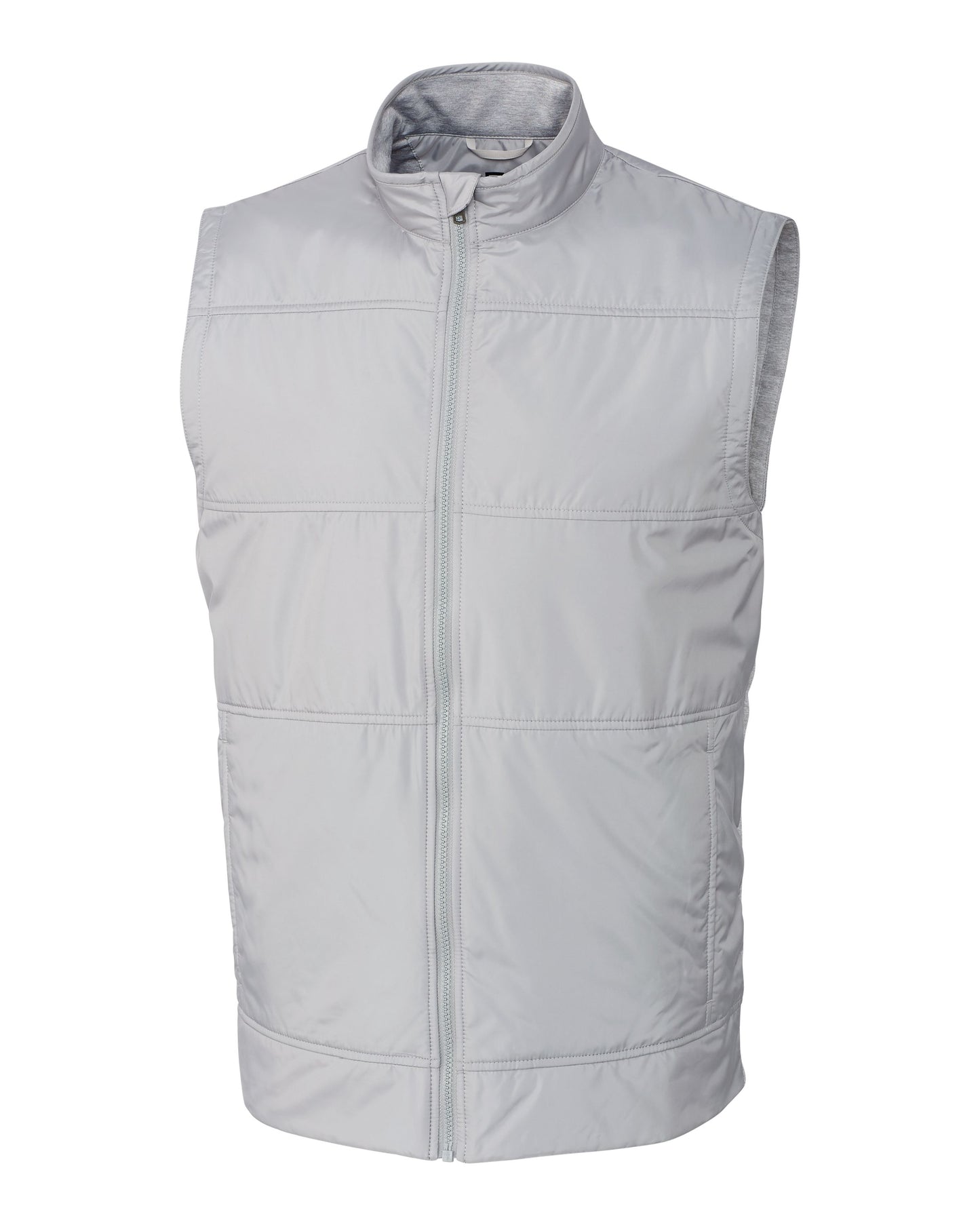 Cutter & Buck Stealth Recycled Hybrid Quilted Mens Windbreaker Vest