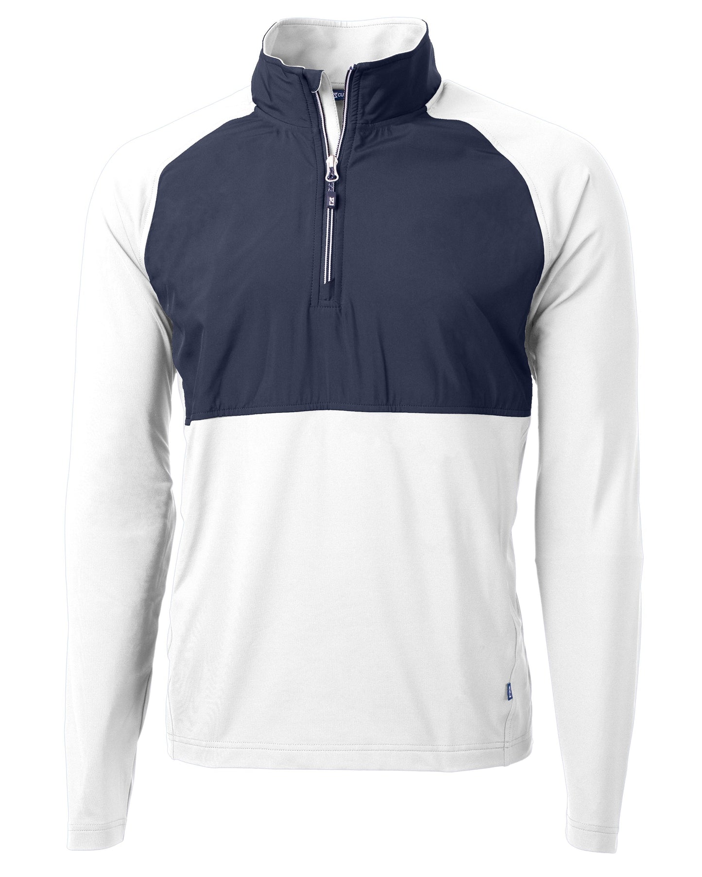 Cutter & Buck Adapt Recycled Soft Knit Stretch Mens Hybrid Quarter Zip Pullover