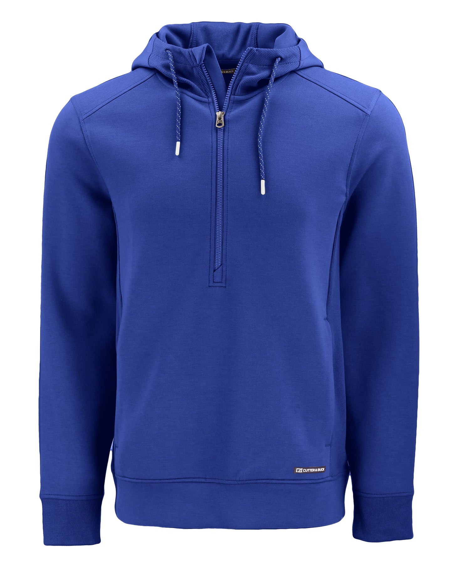 Cutter & Buck Roam Recycled Buttery-Soft Knit Mens Half Zip Hooded Pullover