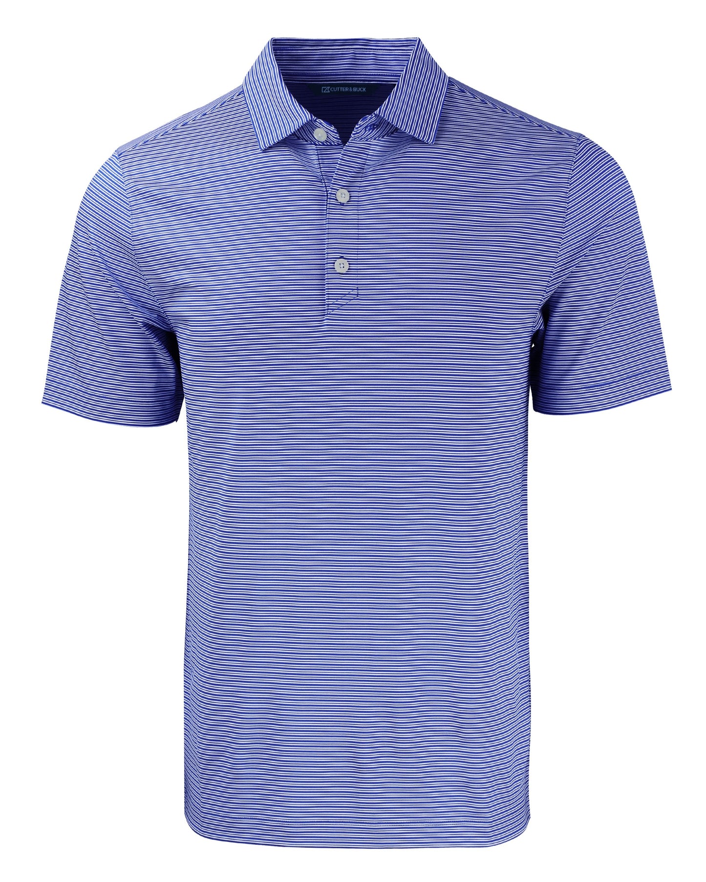 Cutter & Buck Forge Recycled Double Stripe Four-Way Stretch Mens Polo
