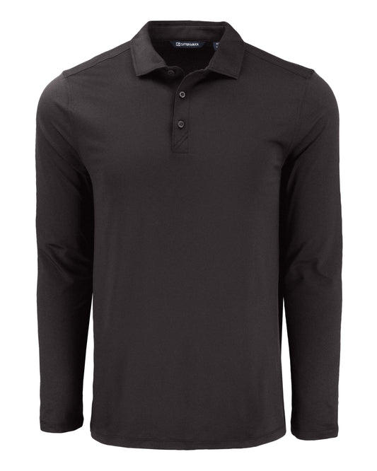 Cutter & Buck Coastline Recycled Double Peached Mens Long Sleeve Polo
