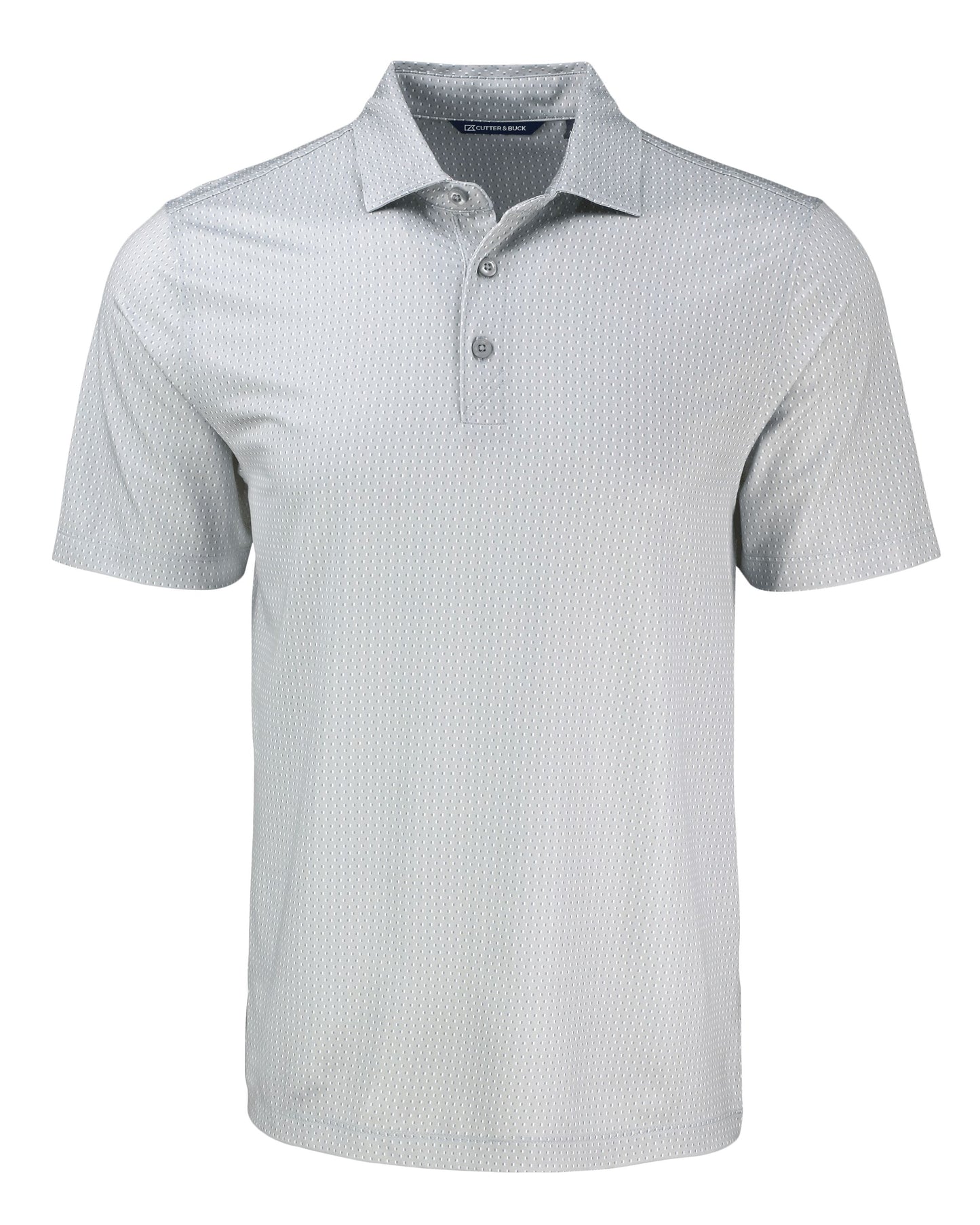 Cutter & Buck Pike Recycled Shadow Check Print Mens Big & Tall Polo Big & Tall