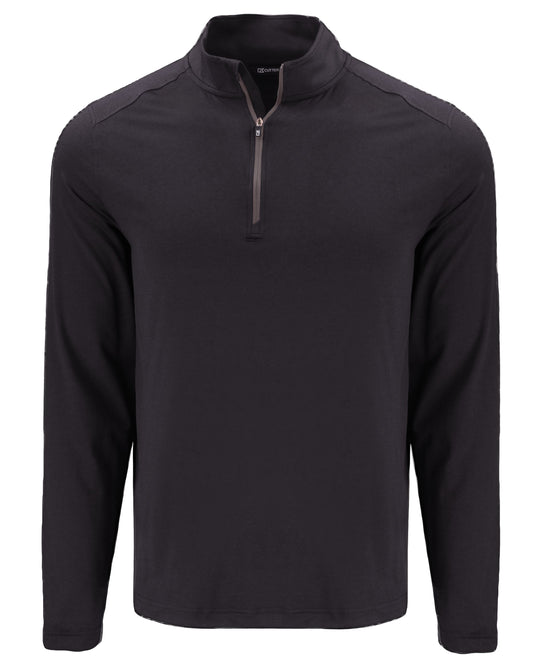 Cutter & Buck Coastline Recycled Double Peached Mens Quarter Zip Pullover