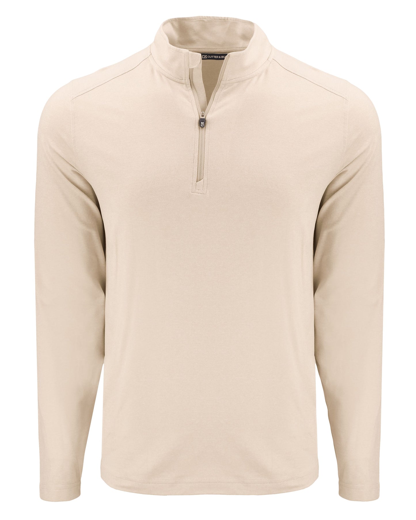 Cutter & Buck Coastline Recycled Double Peached Mens Quarter Zip Pullover