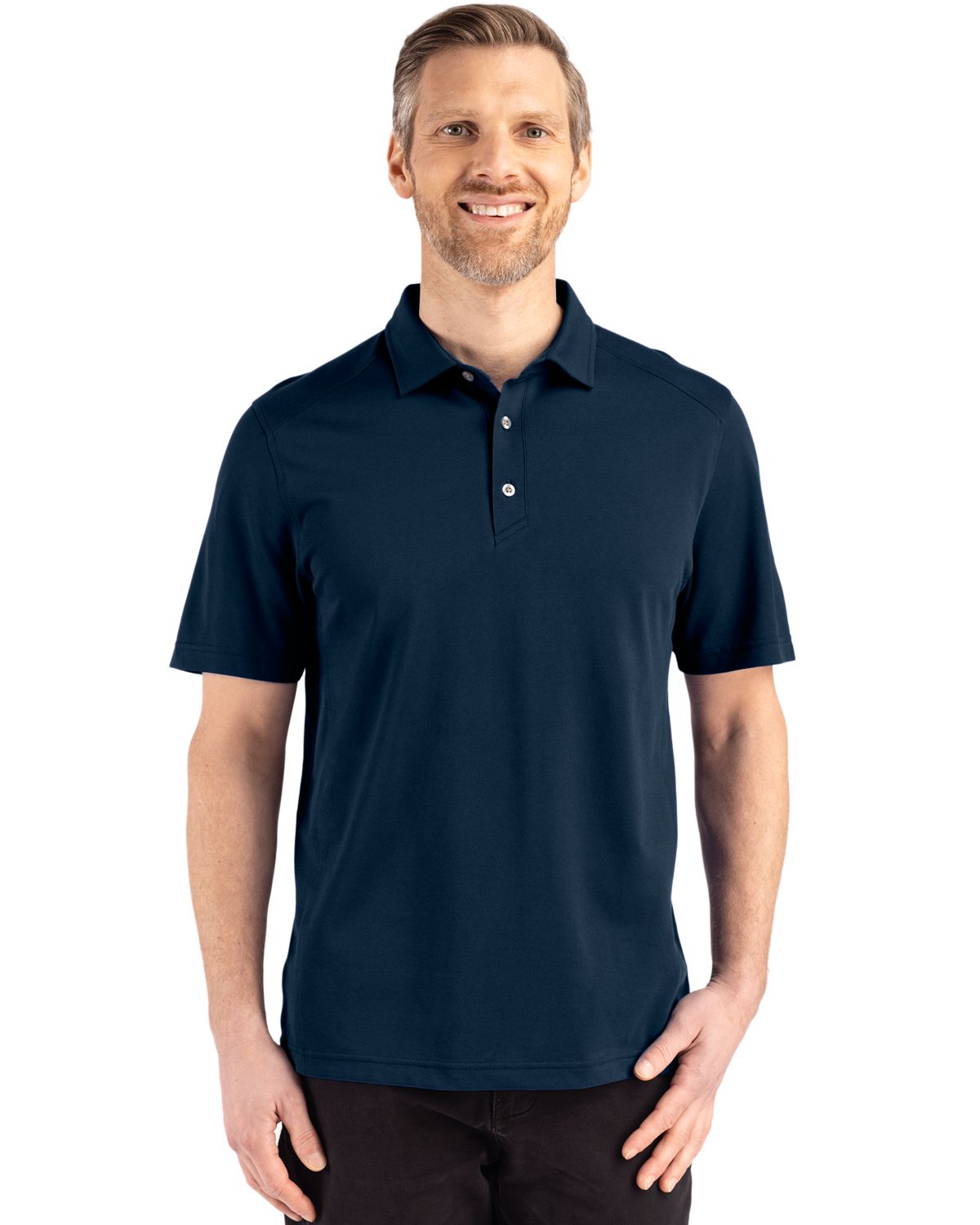 Cutter & Buck Advantage Refresh Epic Confidence Recycled Mens Tri-Blend Pique Polo - MCK01358