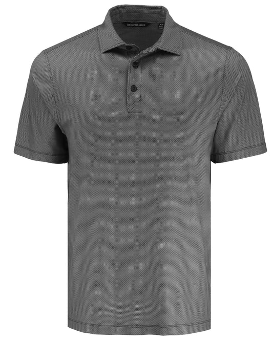 Cutter & Buck Pike Recycled Lattice Print Mens Polo