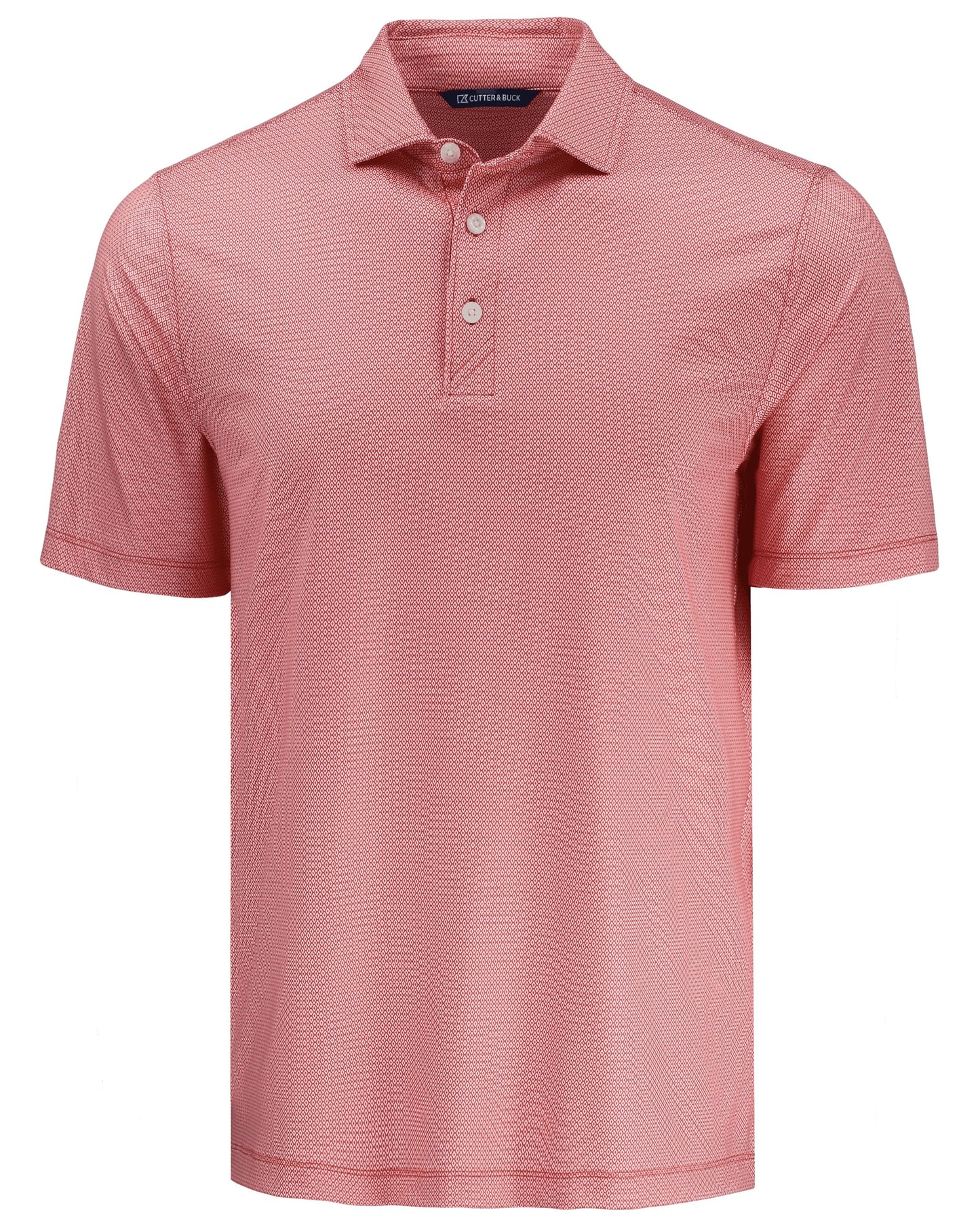 Cutter & Buck Pike Recycled Lattice Print Mens Big & Tall Polo Big & Tall