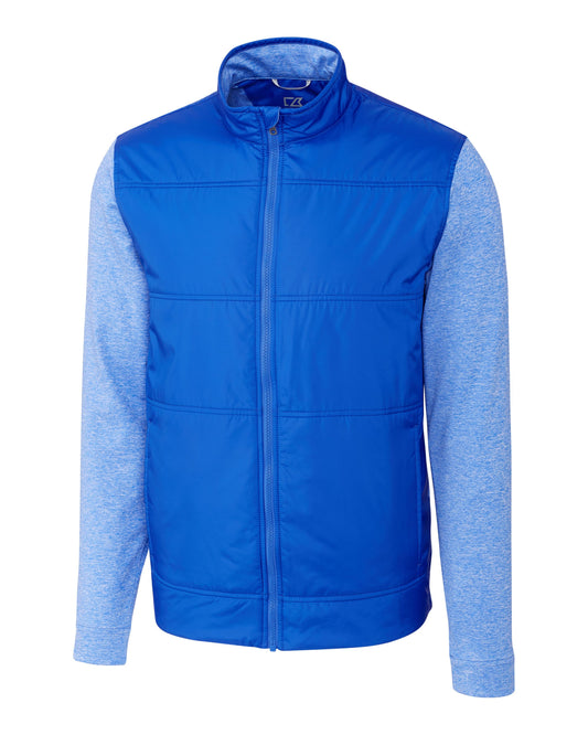 Cutter & Buck Stealth Recycled Hybrid Quilted Mens Big & Tall Windbreaker Jacket Big & Tall