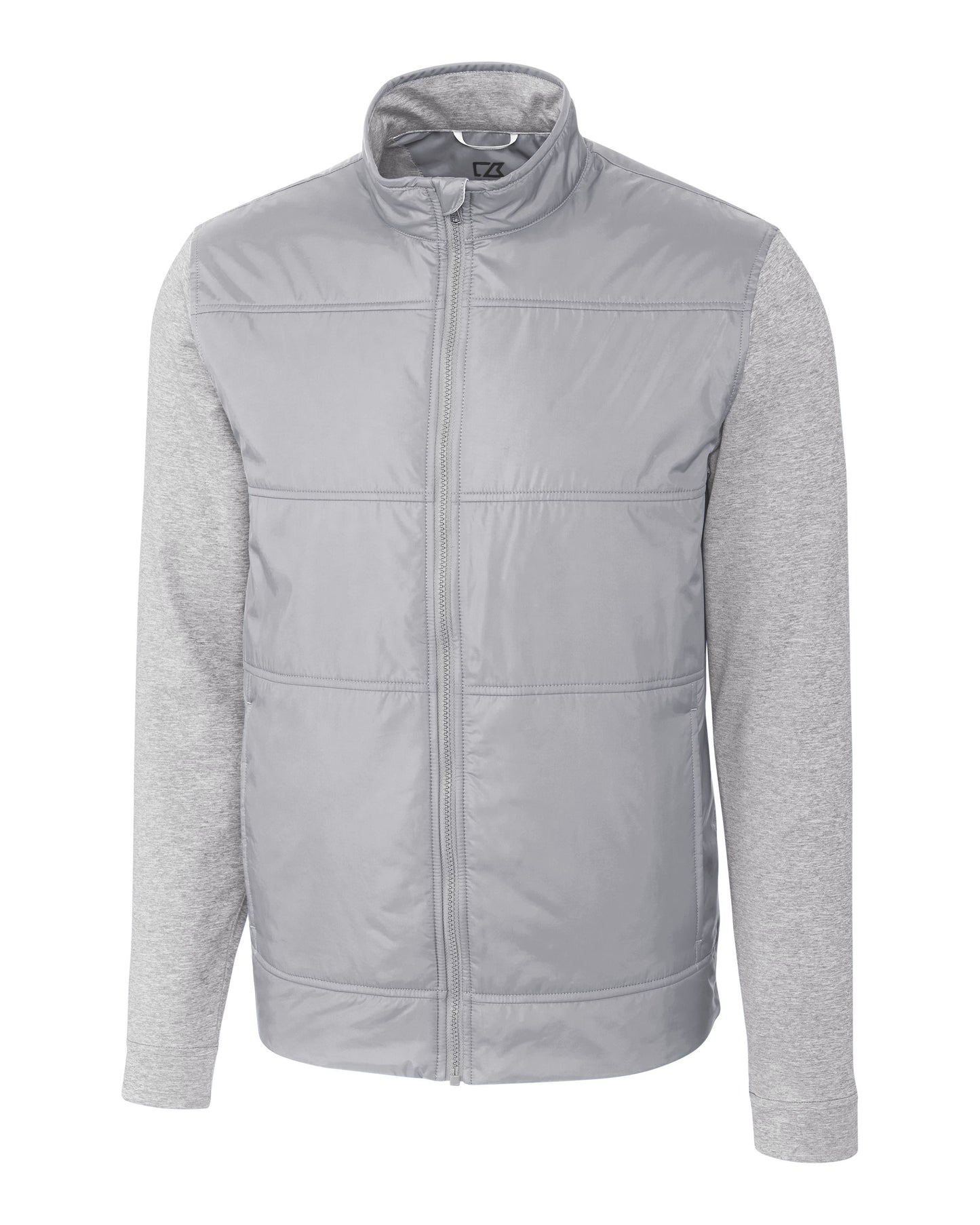 Cutter & Buck Stealth Recycled Hybrid Quilted Mens Big & Tall Windbreaker Jacket Big & Tall