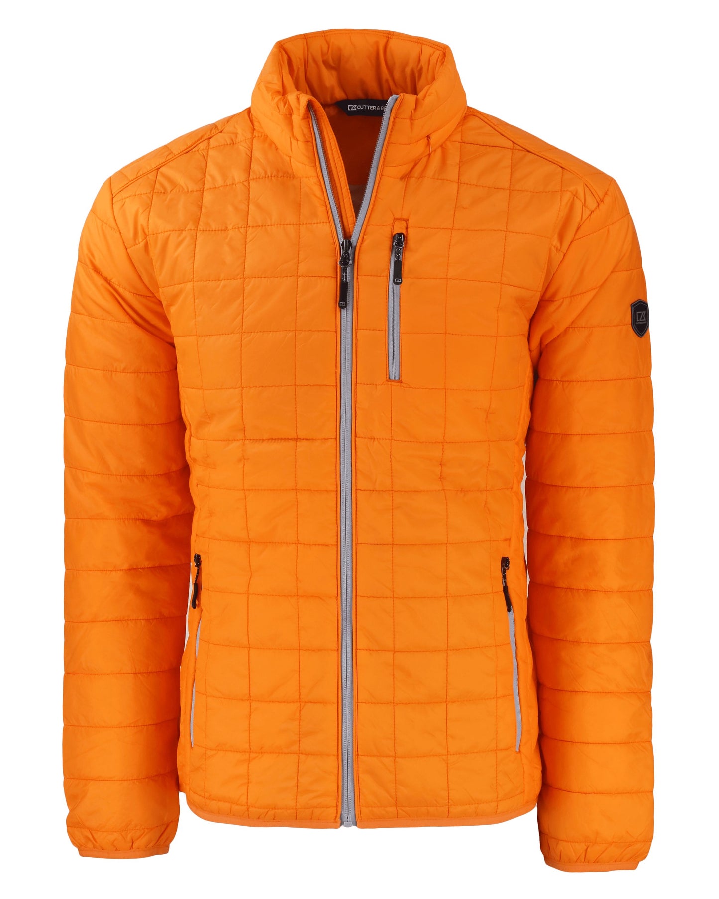 Cutter & Buck Rainier Recycled Insulated Puffer Mens Full Zip Jacket