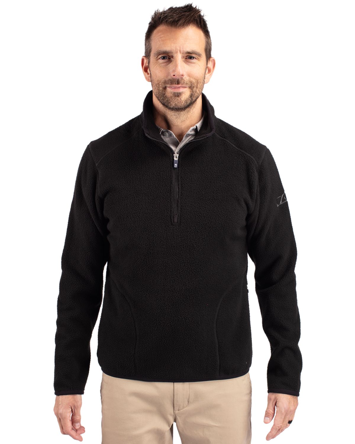 Cutter & Buck Cascade Eco Fleece Mens Quarter Zip Jacket - MCO00071