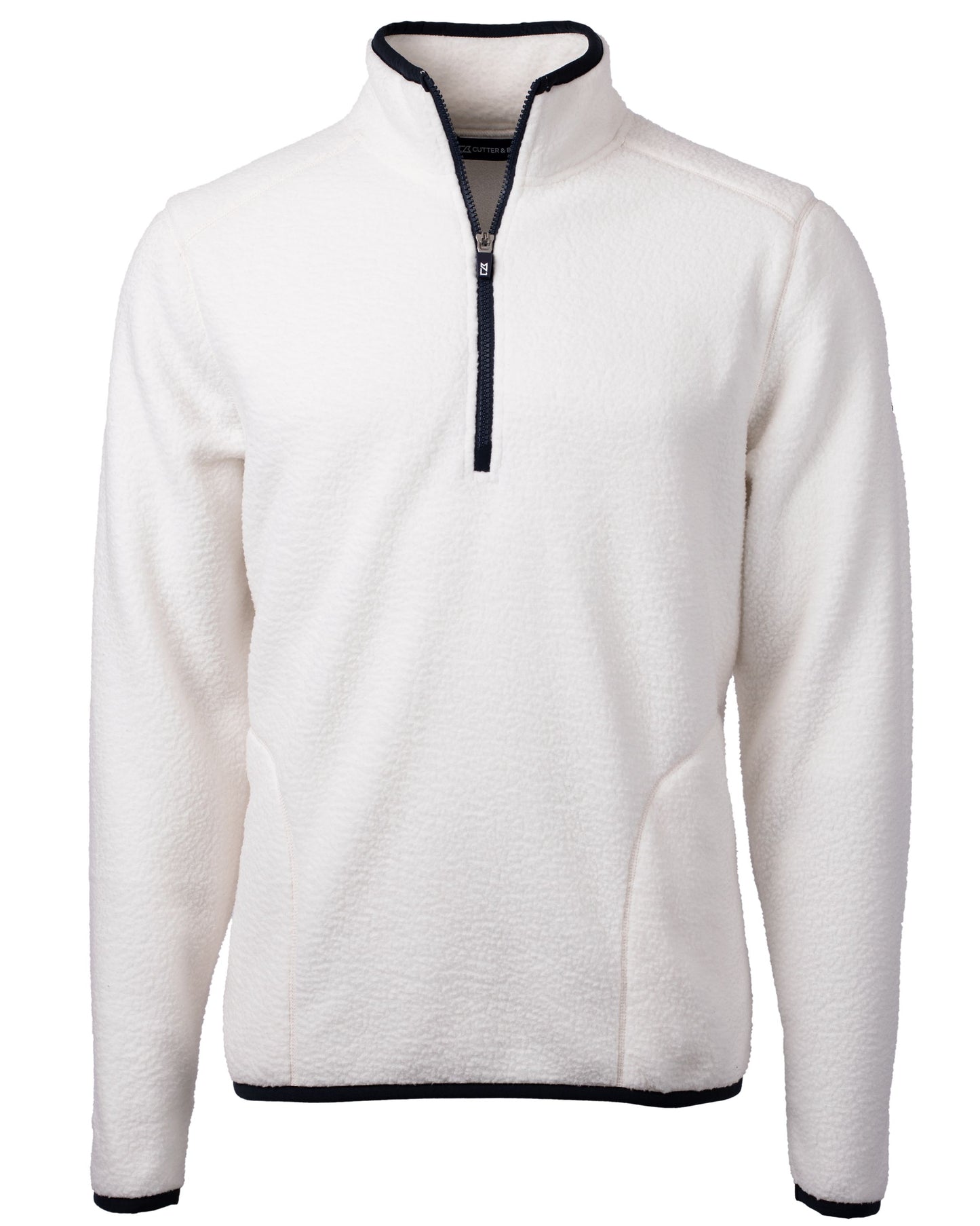 Cutter & Buck Cascade Epic Comfort Recycled Sherpa Fleece Mens Quarter Zip Jacket