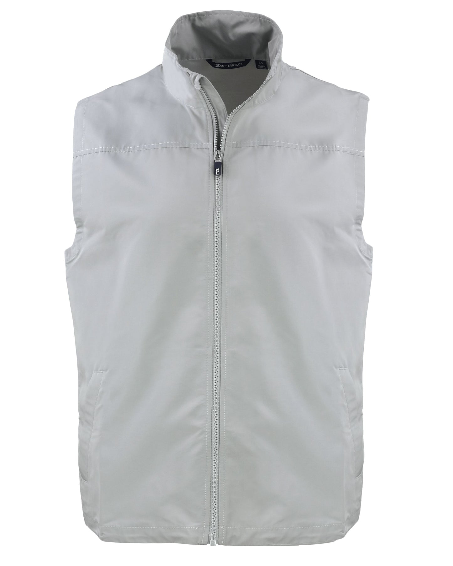 Cutter & Buck Charter Epic Versatility Recycled Packable Mens Big & Tall Full Zip Vest Big & Tall