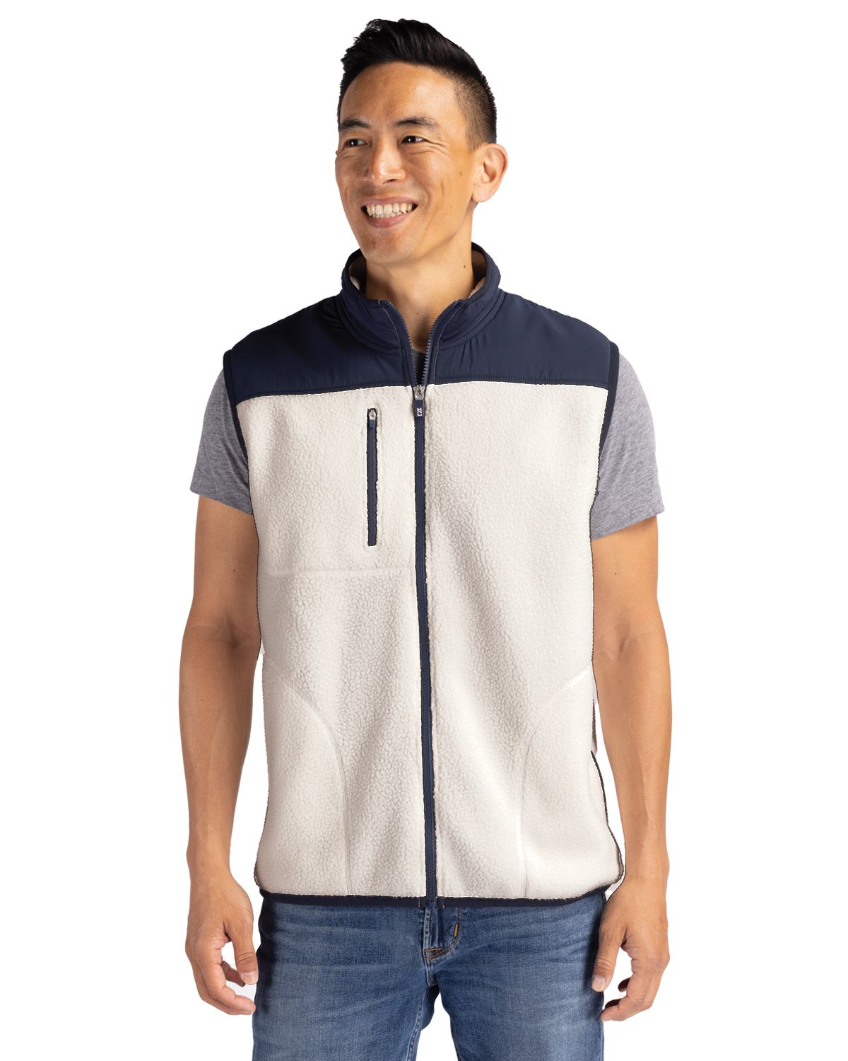 Cutter & Buck Cascade Eco Fleece Mens Vest - MCO00084