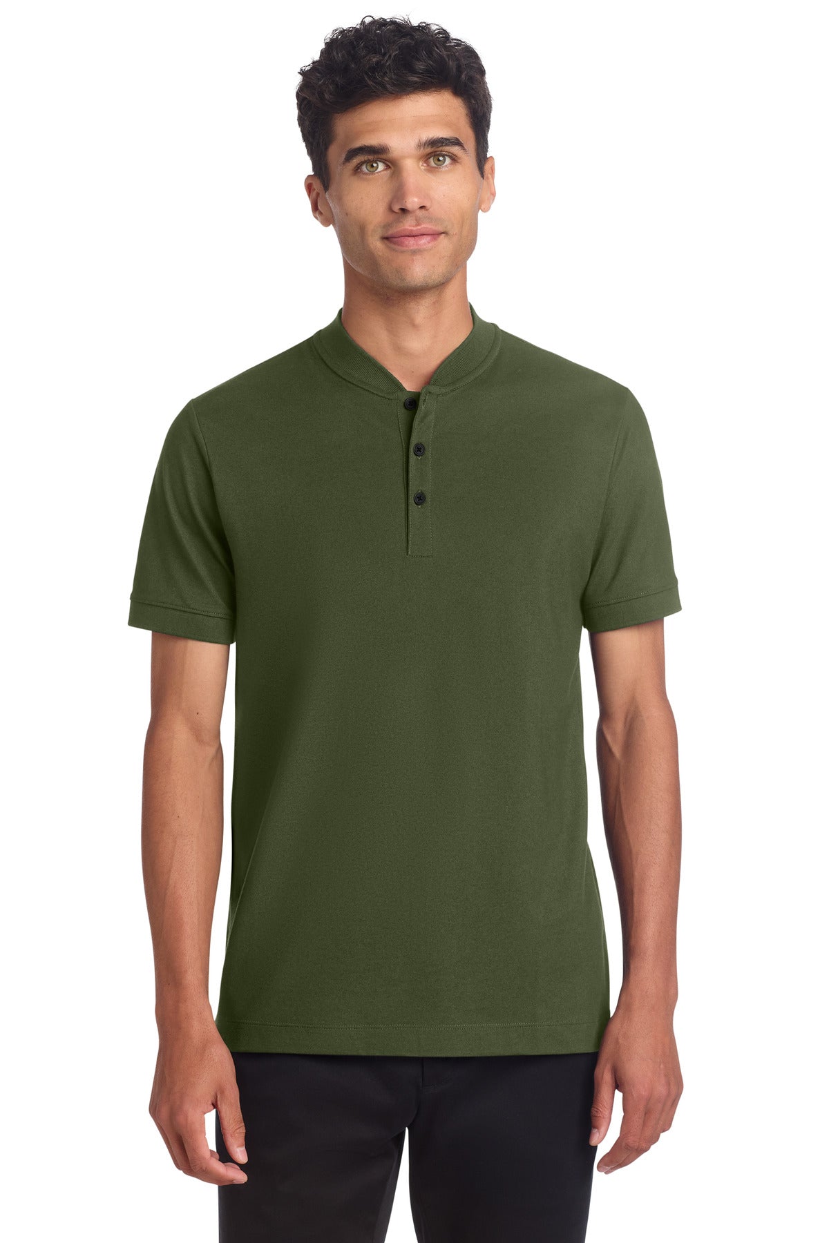 Mercer+Mettle® Stretch Pique Henley