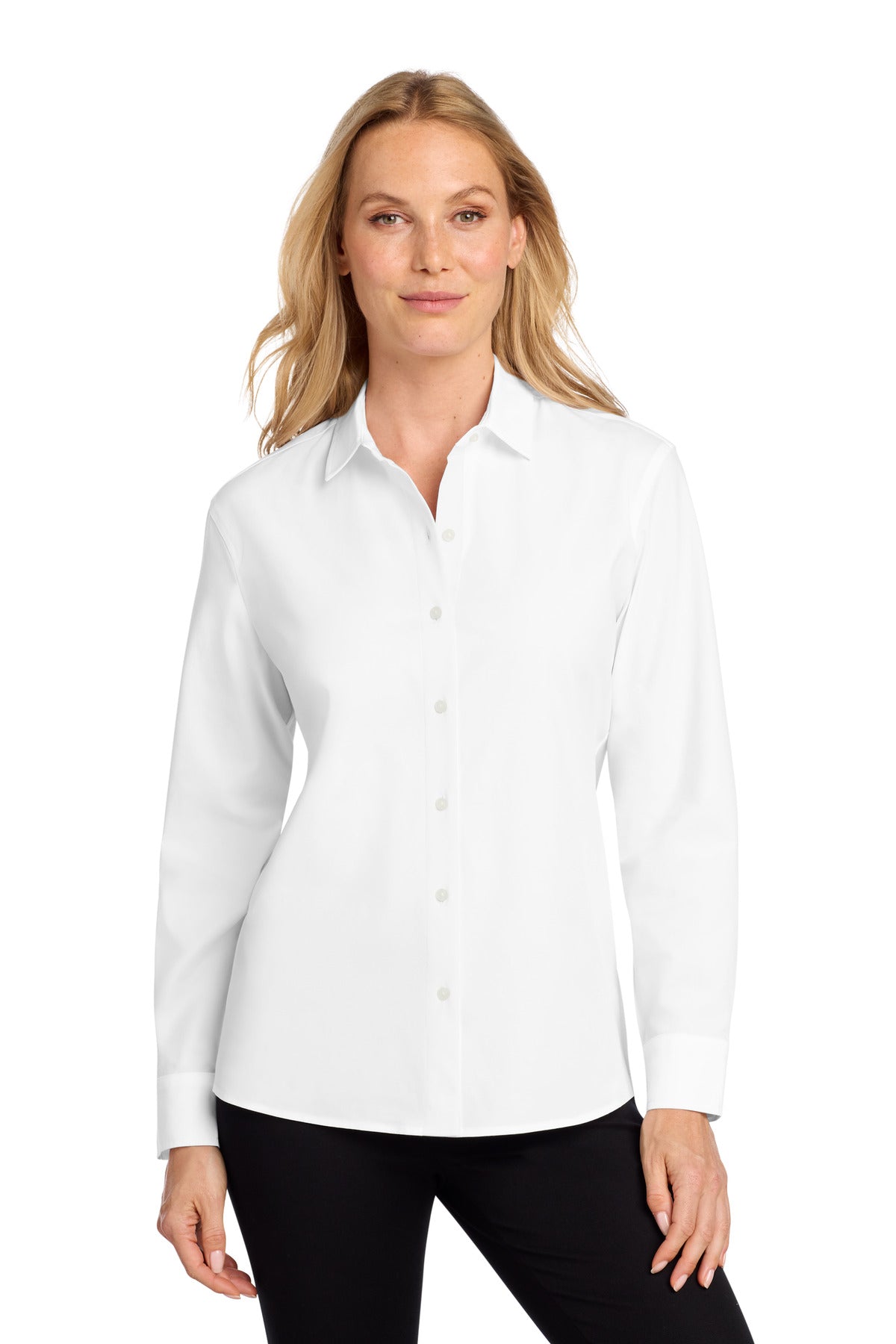 Mercer+Mettle® Women's Long Sleeve Stretch Woven Shirt