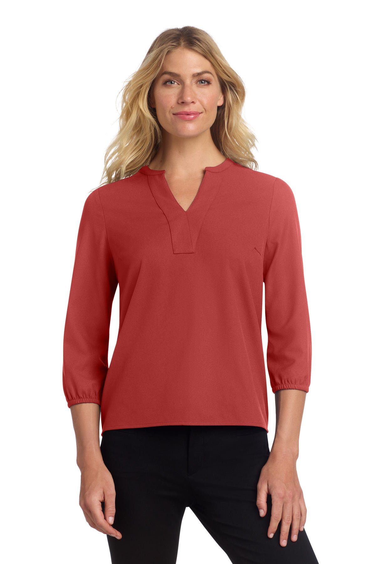Mercer+Mettle® Women's Stretch Crepe 3/4-Sleeve Blouse