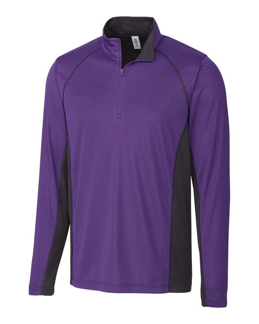 Clique Ice Pique Colorblock Tech Mens Half Zip